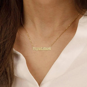 Taylor Swift Reputation Necklace