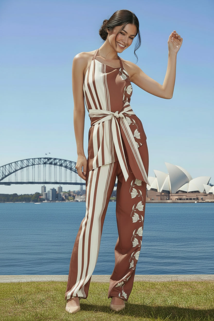 Hailey Halter Top & Pant Set