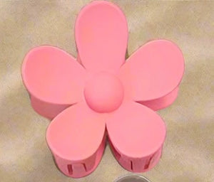 Daisy Claw Hair Clip pink