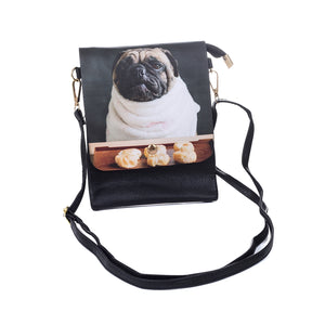 Cross Body Bag Pug with Dumplings