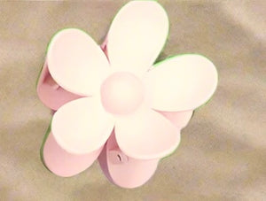 Daisy Claw Hair Clip light pink