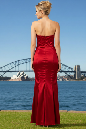 Selena Strapless Corset Formal Dress