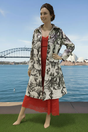 Audrey A-line Cotton Coat