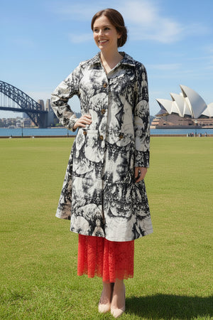 Audrey A-line Cotton Coat