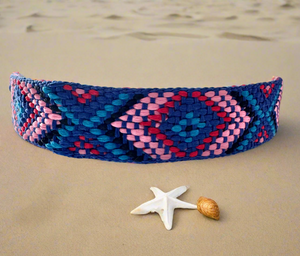 Boho Woven Friendship Bracelet Pattern 17