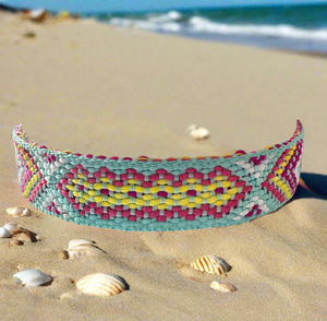 Boho Woven Friendship Bracelet Pattern 21