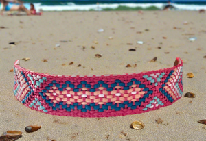 Boho Woven Friendship Bracelet Pattern 24