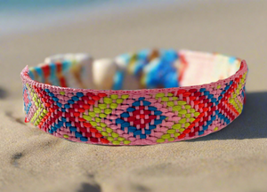 Boho Woven Friendship Bracelet Pattern 2