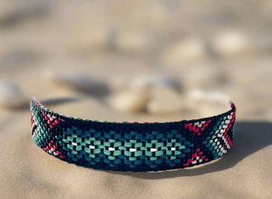 Boho Woven Friendship Bracelet Pattern 6