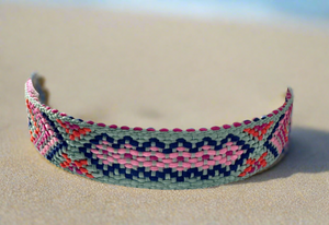 Boho Woven Friendship Bracelet Pattern 9