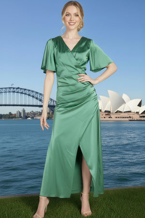 Jana Satin Evening Dress