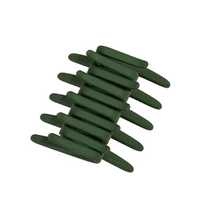 Set of green plastic Claw Combo Hair Pin