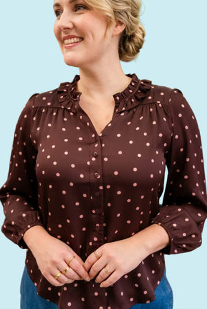 Dora Button Down Blouse