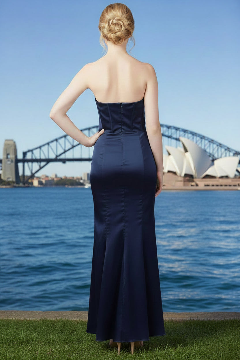 Selena Strapless Corset Formal Dress