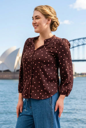 Dora Button Down Blouse