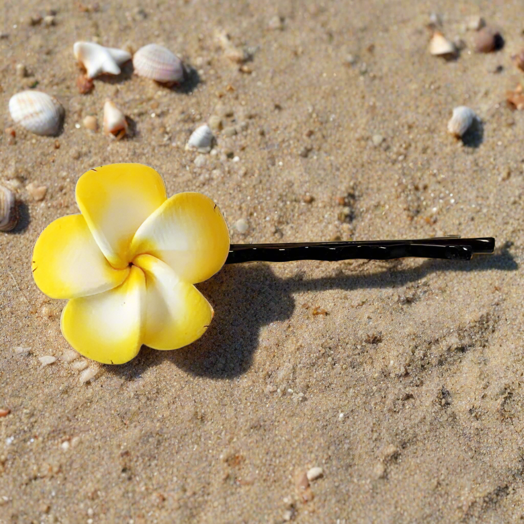 Frangipani Hair Bobby Pin