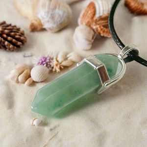 Gemstone Pendant Necklace Aventurine