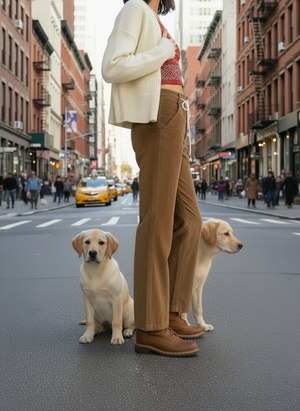 Corduroy Pants in Brown