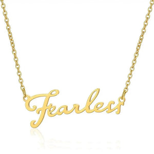 Taylor Swift Fearless Necklace Gold