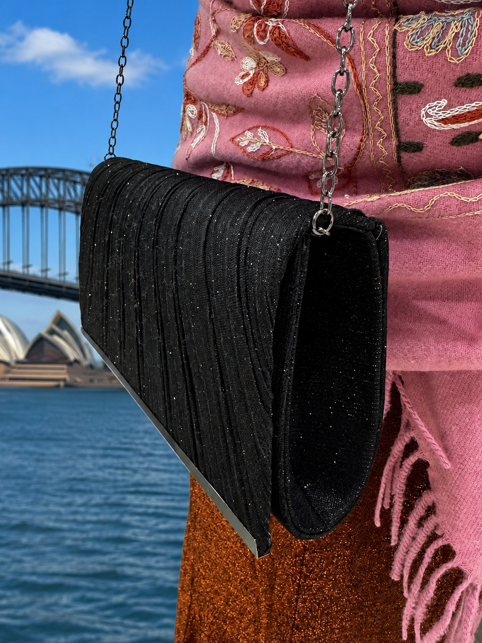 Glittery Clutch Bag
