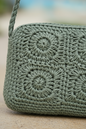 Lydia Woven Crossbody Purse