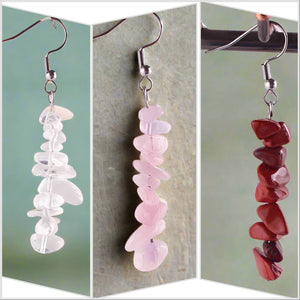 Natural Gemstone Earrings