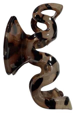 Tortoiseshell patterned hair clip 