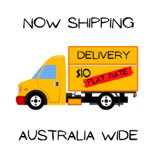FREE delivery on order over $75. Flat rate $10 delivery Australia wide on orders under $75